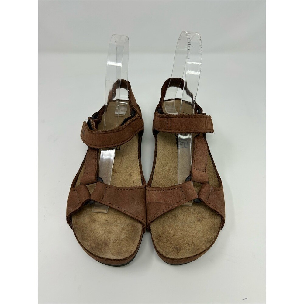 Teva Womens Strappy Sport Sandals Brown Hook & Loop Adjustable Outdoor Size 8 - Picture 5 of 11